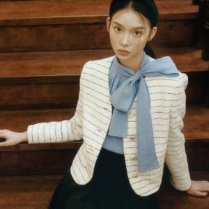 스타필드 고양 로엠브이넥 부클 자켓_ RMJKF12R12 브이넥 부클 자켓