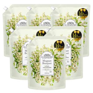 (10%결제할인) 르샤트라 섬유유연제 3종 1.6L 6개 (피오니/라벤더/뮤게부케)