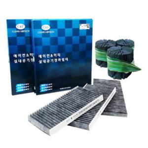 1+1+1/맑은 활성탄/미세먼지 자동차 에어컨필터/ 올뉴투싼