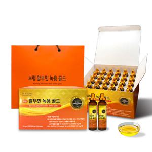 마시는 알부민 녹용 골드 고함량 액상 영양제 33g  30병  1개   선물용 쇼핑백 증정