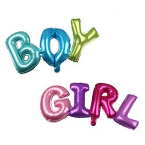 J2K 보이 걸 풍선 레터링 파티용품 생일파티 촬영 베이비샤워