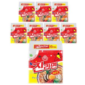 오뚜기 진라면 매운맛 멀티팩(5개입) x 8팩(총40개입)