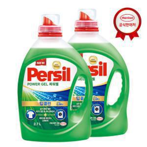 (HOT특가딜)퍼실 파워젤 듀얼(드럼/일반 겸용) 2.7L x2개 세탁세제