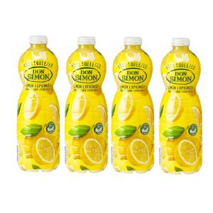 돈시몬 100% 레몬즙 NFC 껍질째 착즙 원액 주스 1L x 4개 레몬수 하이볼 샐러드 생선 최신제조 당일배송