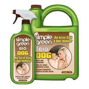simple green 강아지 탈취제 얼룩 및 냄새제거제 세정제 겸용 3.78L + 946ml 애완 반려동물 스프레이 대용량