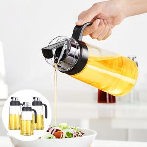 자동개폐 오일병 내열유리 기름병 세척하기쉬운 유리 양념병 소스병 참기름병