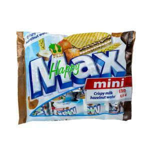 플리스 해피 미니 맥스 밀크 앤 헤이즐넛 웨이퍼 180g 소비기한 26.03.17 임박특가 웨하스 초코과자