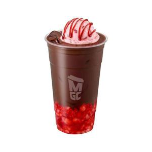 (메가MGC커피) 딸기젤라또 퐁당 딥 초코라떼
