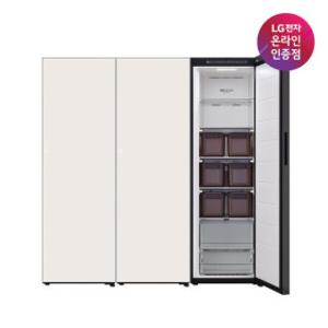 [혜택가 307만원대] LG 컨버터블패키지 오브제컬렉션 핏앤맥스 XYZ324GB3S 오토도어 빌트인 1043L