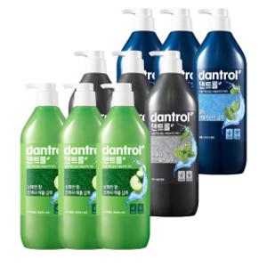 댄트롤  프레쉬 애플/박하 샴푸/ 멘톨 탄산수 샴푸 820ml 3개