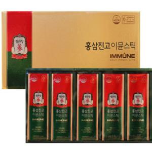 정관장 홍삼진고 이뮨스틱 10g x 30포 선물세트 쇼핑백포함 6년근 홍삼 스틱