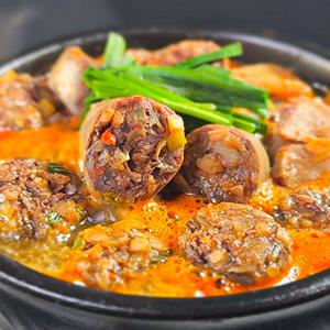 서울깍쟁이 얼큰한 순대국밥 옛날 순댓국 캠핑 순대국 냉동 택배 밀키트 즉석국 얼큰순댓국밥 3개