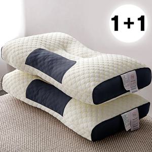 1+1 푹신 소프트 경추베개 꿀잠 통세탁 가능