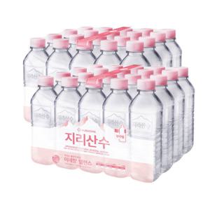지리산수 핑크 500ml 40병 /생수전문배송 (유라벨/무라벨 랜덤발송)
