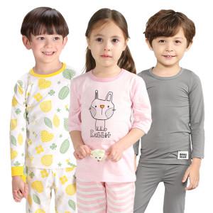 (초특가 1680원~)보누맘 유아실내복 재고털이 SALE 아동 긴팔 순면 내복 역시즌 자가드 내의