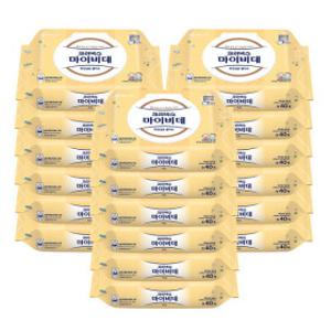 크리넥스 마이비데 키즈 캡 40매 18팩 화장실 물티슈 배변훈련