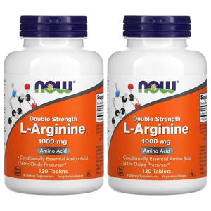 (아이허브) 2개X L-아르기닌 더블 스트렝스 1000mg 120정 해외직구