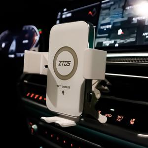 차량용 핸드폰 무선충전 거치대  휴대폰 무선충전기 고속 FOD 센서 FWC01