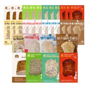 꼬꼬밸리 닭가슴살 100g 8종 15팩+오늘만 15팩 추가증정 골라담기(총 30팩) 3kg 무료배송