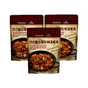 (HOT특가딜)피코크 쟌슨빌 소시지 부대찌개 500gX3팩