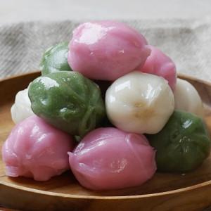 (HOT특가딜)굳지않는 삼색꿀떡/바람떡 국내산 쌀로 만든 굳지않는 꿀떡 1kg+1kg