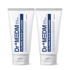 (1+1)닥터메디엠 카밍 스크럽 클렌저 150gX2개 +비타민세럼20ml+물티슈/스크럽폼/각질 피지 노폐물/클렌징폼