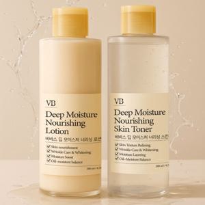 1+1 리치케어 영양 스킨로션 2종세트 세라마이드 여자 화장품 여성 기초세트(주름미백 기능성)