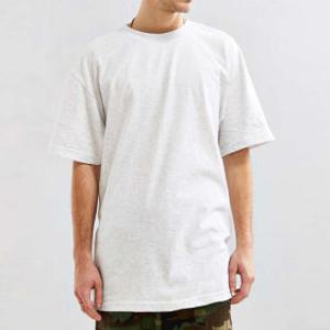 남자 무지티 반팔 티셔츠 레이어드 트리플에이 1301 이너티 18수 빅사이즈