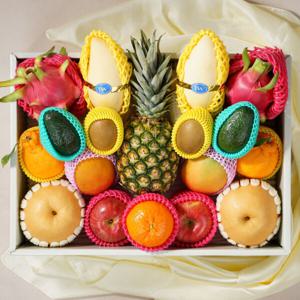 프리미엄 설 추석 혼합 과일 선물세트 제수용 임직원선물용  사과 배 망고 용과 아보카도 단체주문환영