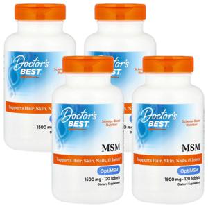 (아이허브) 4개X 옵티MSM 함유 1500mg 120정 해외직구