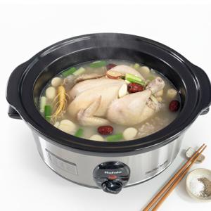 키친아트 슬로우쿠커 구운 맥반석계란만들기 전기찜기 멀티쿠커 3.2L