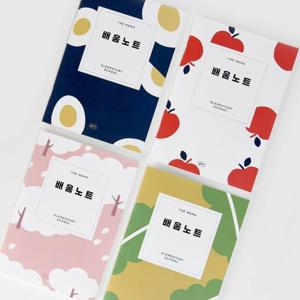 초등학생 배움 노트 학교 수업 공책 10권세트 색상 랜덤배송