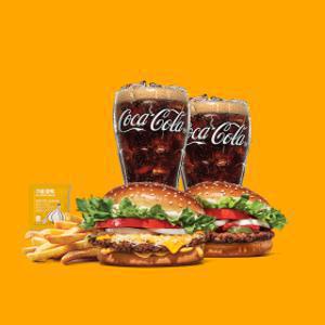 (버거킹) 콰치와퍼주니어+와퍼주니어+콜라R+콜라R+쉐이킹프라이 구운갈릭