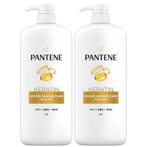극손상 케어 샴푸 1200ml 2개 팬틴 대용량