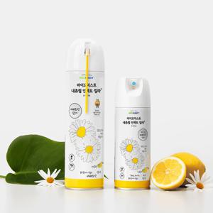 국화꽃 피레트린 살충제 내츄럴 인섹트 킬라 러브버그 모기 강력 살충 레몬향 500ml x2개 묶음