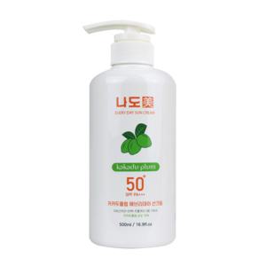 나도미 카카두플럼 선크림 500ml SPF50+ PA+++ 비타민C 함유 산뜻한 데일리 선크림