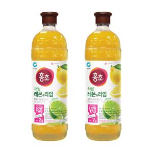 홍초 레몬라임 저당 기능성 1.5L x 2개