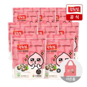 (신선집중) 광천김   특가중 카카오 어피치 김자반 40g x 8봉+ 장바구니 100% 증정 (랜덤) 김가루 주먹밥