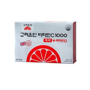 고려은단 비타민C 1000 이지+비타민D 180정 1박스 (6개월분) 3개월분입니다