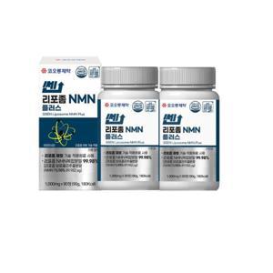 코오롱제약 쎈 리포좀 NMN 플러스 1000mg 고함량 90정 x 2박스 6개월분  / 항노화 활력 에너지 NAD+ 영양제