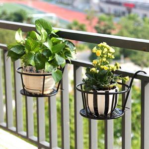 걸이형 철재 화분받침대 18cm 대형 베란다 창문걸이 OSO-T9