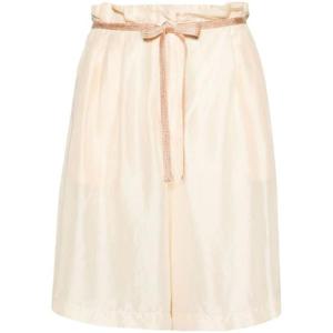 25 FW 포르테포르테 실크 와이드 쇼츠 12379MYPANTS TP432227152