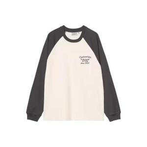 칼하트 WIP 긴팔 티셔츠 I0354442AQXX WAX GRAPHITE DOM