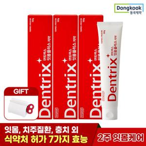 [비밀특가] 동국제약 덴트릭스 잇몸플러스치약 160g 3개 + 치약짜개