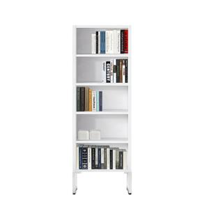 헤라 5단800 와이드 높은 다리 책장 화이트