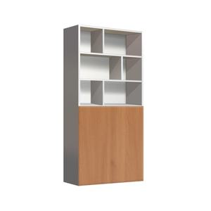 스테어6단800화이트 1단화이트도어 책장