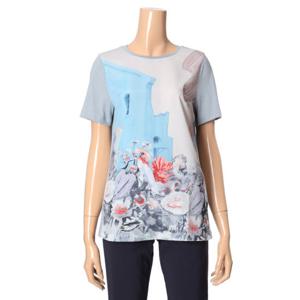 [엠씨]프린트 라운드티셔츠C12T002