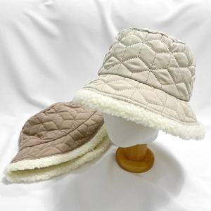 [잇백잇슈] 누빔벙거지모자 양털 겨울 골프여성모자