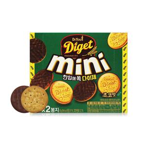 오리온 닥터유  다이제 미니 초코맛 80g / 과자