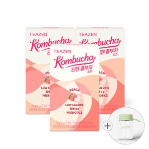 티젠 콤부차 피치 10스틱X3박스 (보틀 증정)